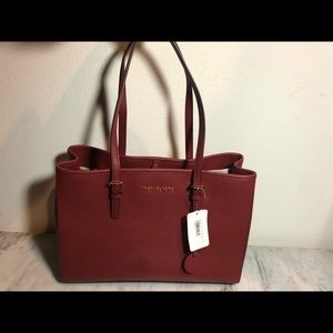 Michael Kors Jet Set Travel Saffiano Leather Tote